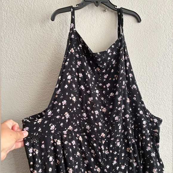 Torrid Black Floral Print Soft Jumpsuit 2S - Picture 5 of 15